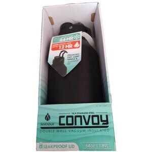 MANNA Convoy Hot & Cold Stainless Steel Vacuum Insulated Jug Bottle Thermos 64oz